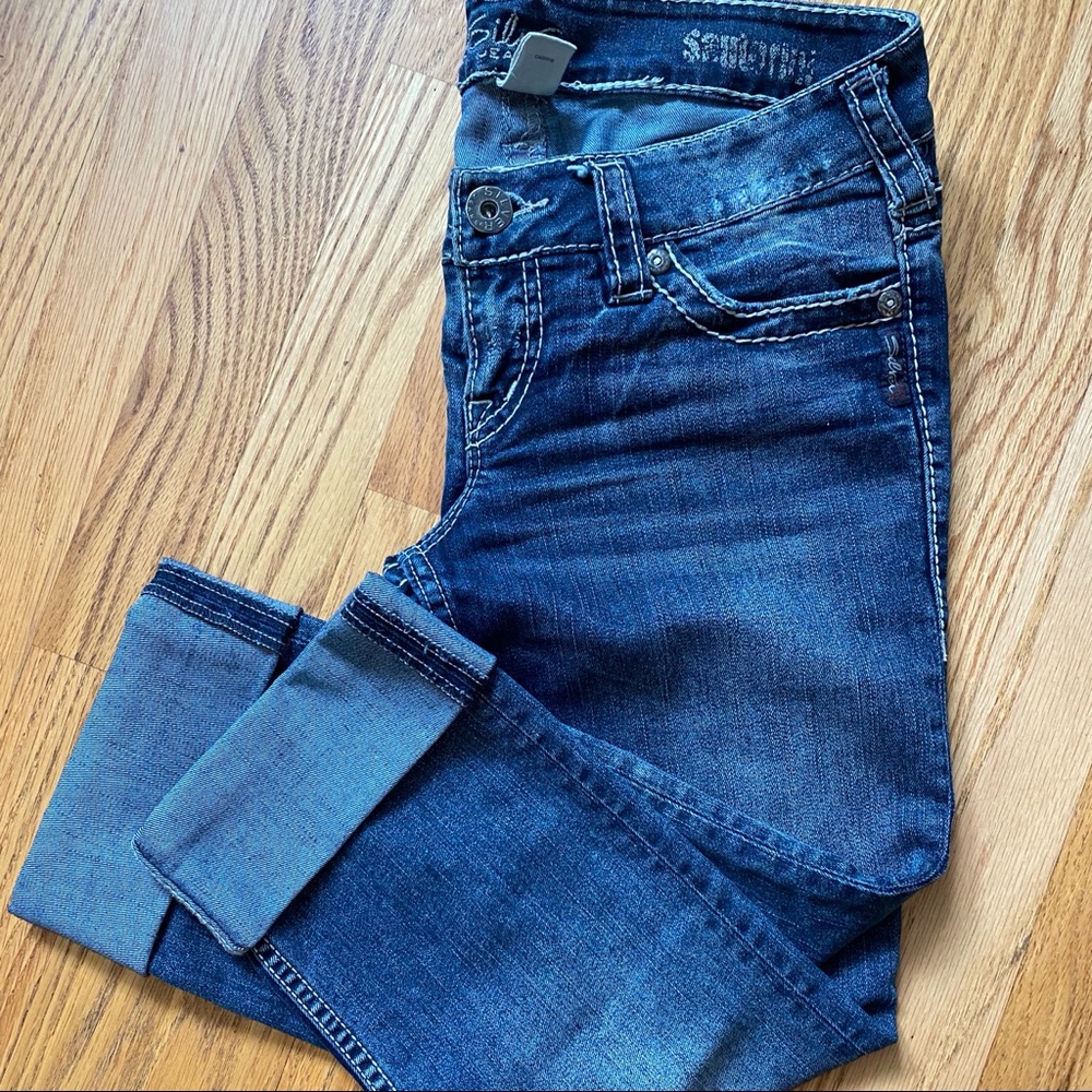 Silver Santorini Capri Jeans
